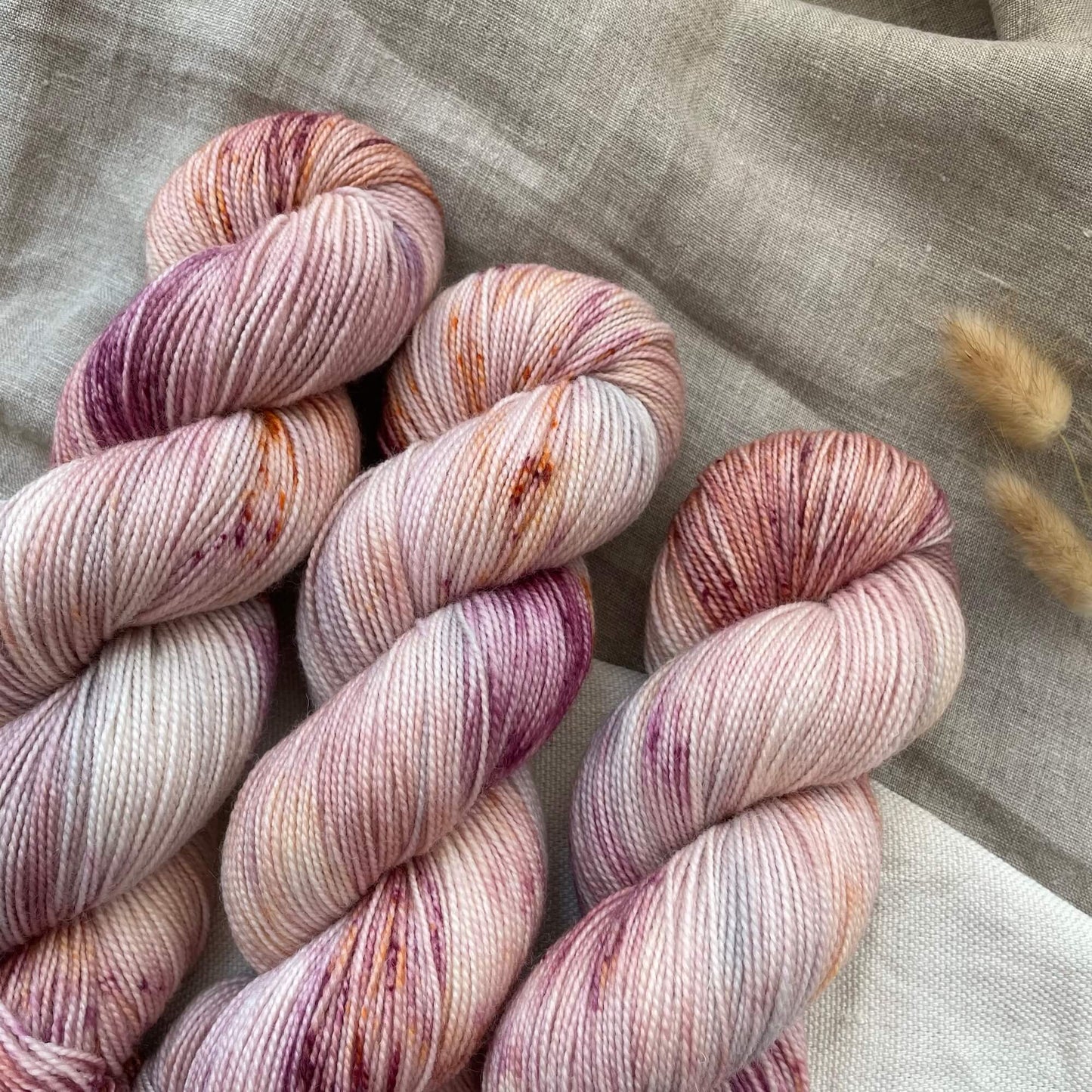 Wild Rose | BFL High Twist Sock